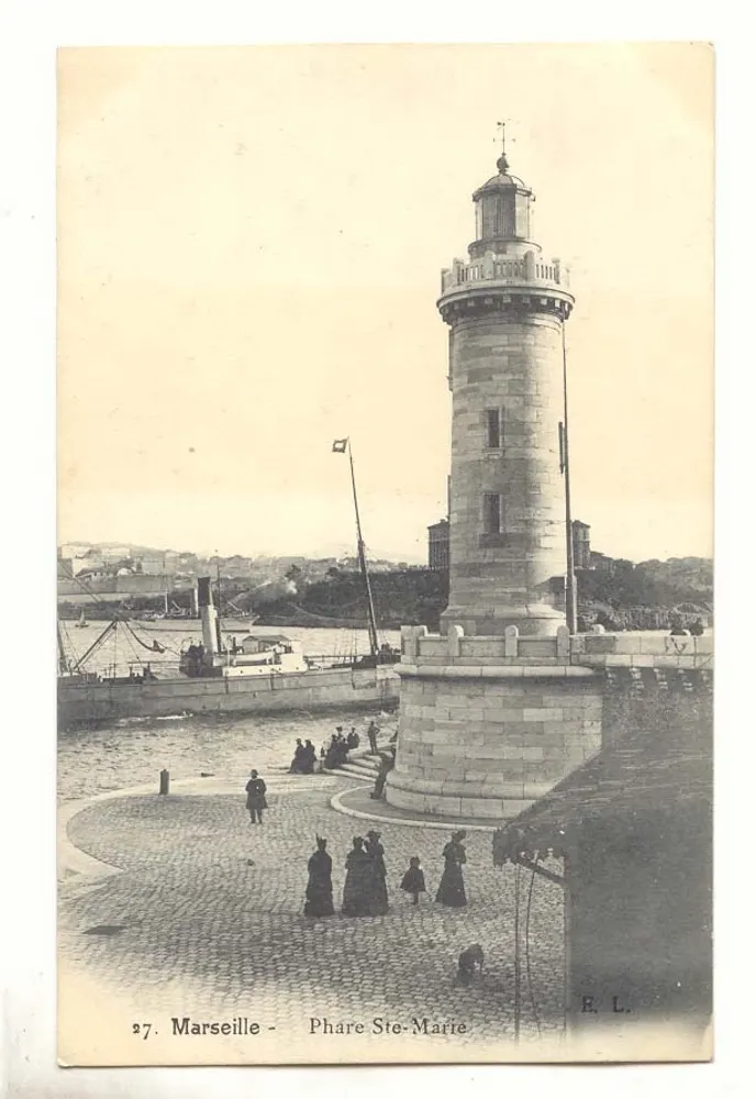 Marseille - Farol de Santa Maria — E.L. n°27 - Frente