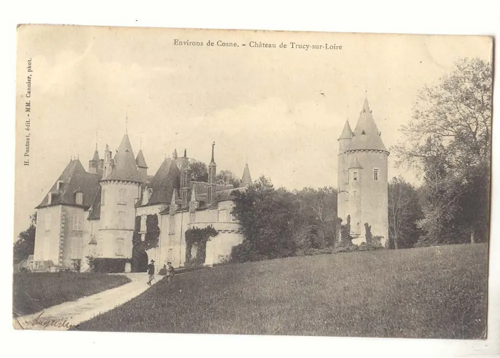 Schloss Trucy-sur-Loire — Umgebung von Cosne — Foto von M.M. Gaudier, Verlag H. Pontaut - Vorderseite