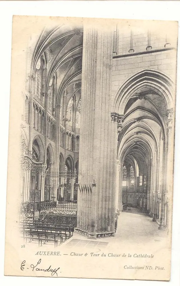 Auxerre — Chor & Chorturm der Kathedrale — Collections ND. Phot. - Vorderseite
