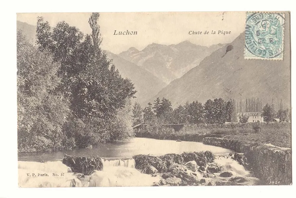 Luchon — Cachoeira da Pique — V.P. Paris No. 37 - Frente