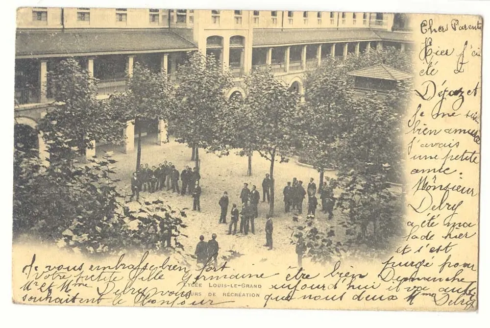 Schule Louis-le-Grand — Spielplatz — unbekannter Verlag - Vorderseite