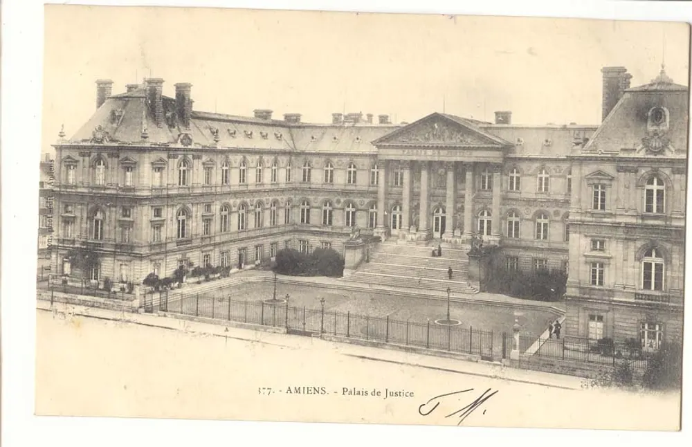 Amiens - Palácio de Justiça — J.M. editor, n° 77 - Frente