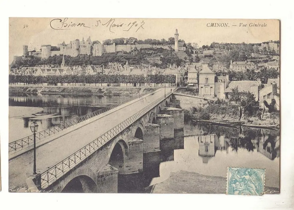 Chinon — Vista Geral — Editor Léonard, n°50 - Frente