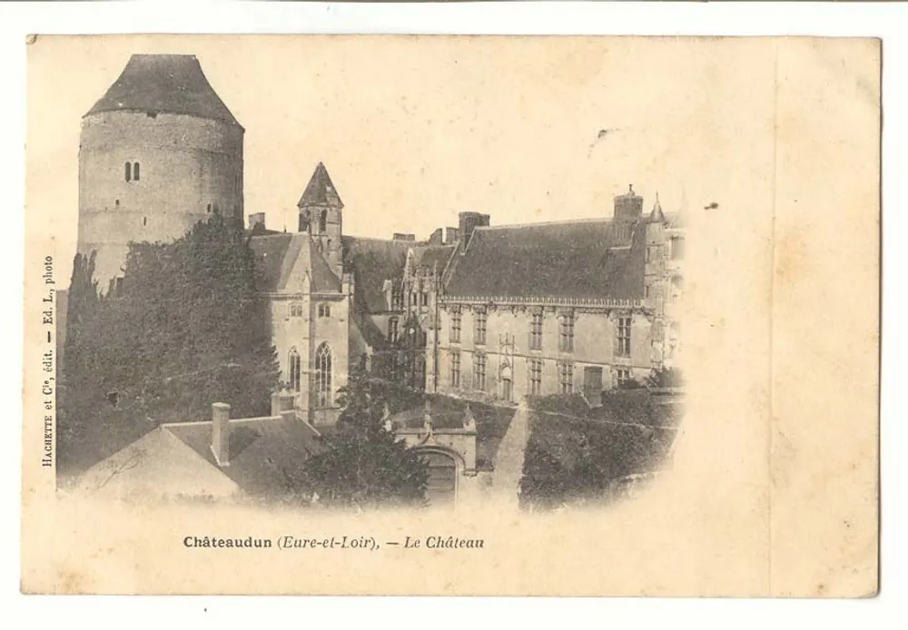 Châteaudun (Eure-et-Loir) — O Castelo — Hachette et Cie, édit. - Frente
