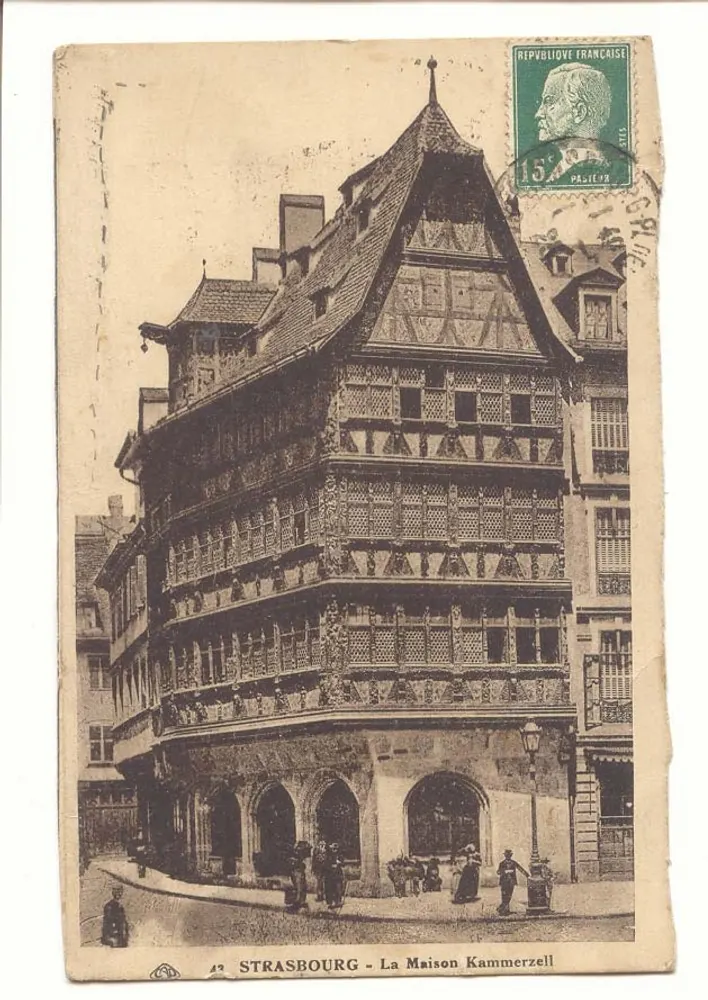 Estrasburgo - A Casa Kammerzell — editor A.2, n°42 - Frente