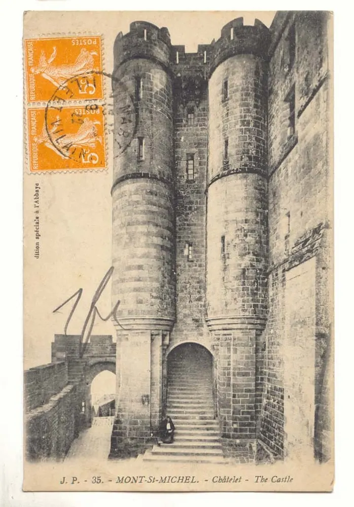 Mont-Saint-Michel - Châtelet - O Castelo - Frente