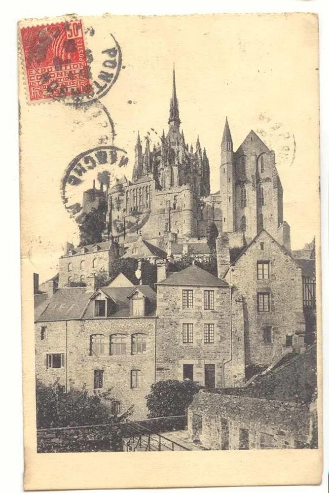 Monte Saint-Michel — vista panorâmica — editor não identificado - Frente