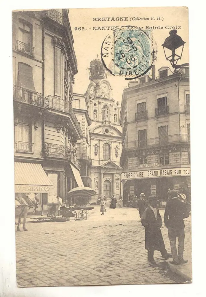 Nantes — Igreja de Santa Cruz — Coleção E. H. - Frente