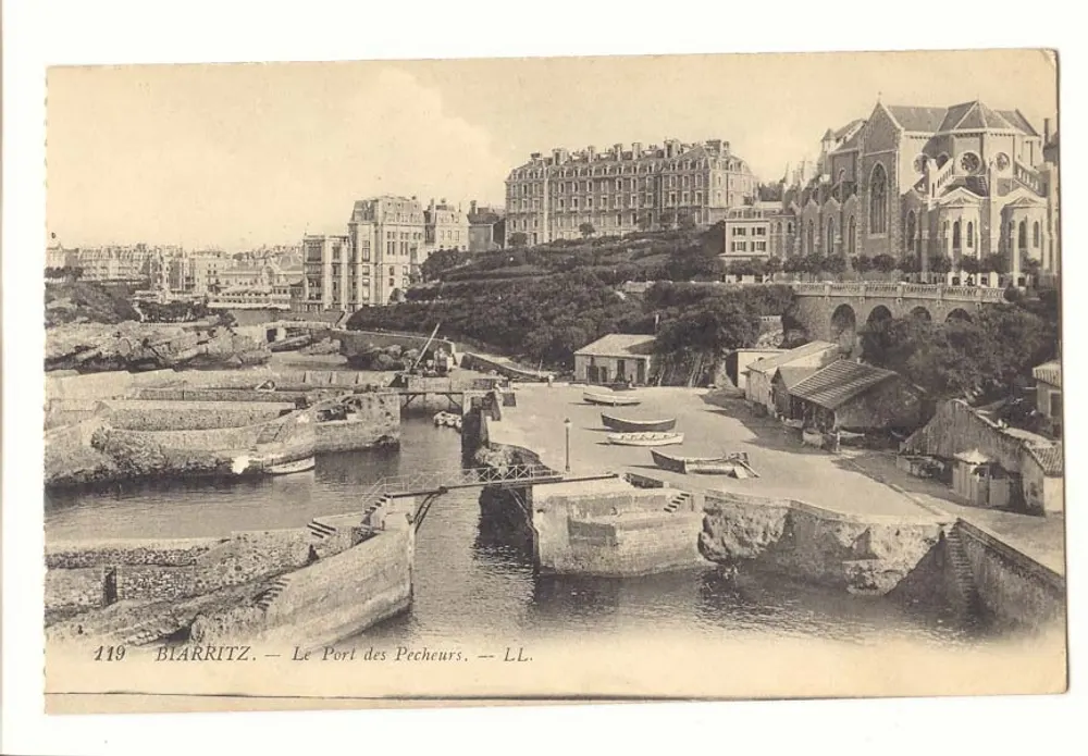 Blarritz — O Porto dos Pescadores — LL. n° 119 - Frente