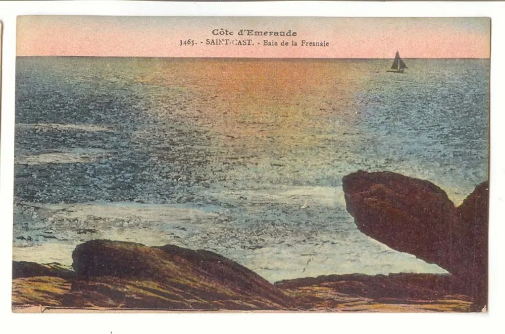 Küste von Emeraude — Bucht von la Fresnaie — Saint-Cast - Vorderseite
