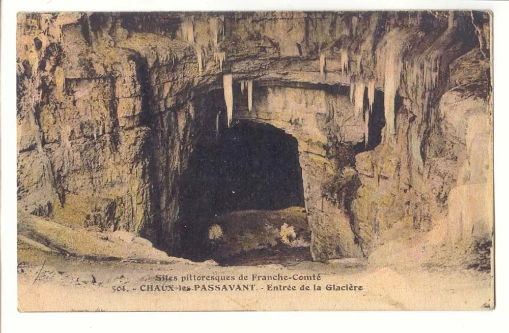 Chaux-les-Passavant — Eingang zur Gletscherhöhle — Pikturische Orte der Franche-Comté - Vorderseite