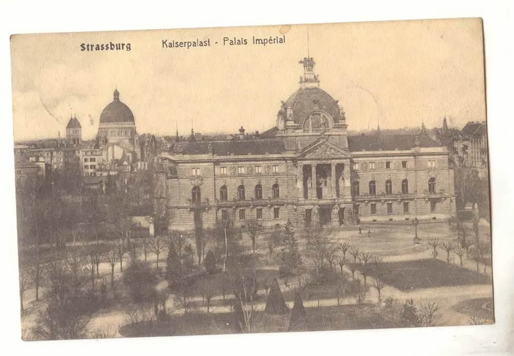 Strasbourg - Kaiserpalast - Palácio Imperial — editor não identificado - Frente