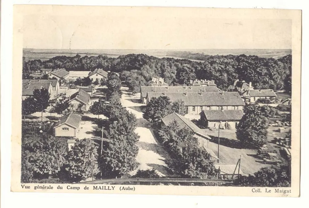 Camp de MAILLY (Aube) — Vista geral — Coll. Le Maigat - Frente