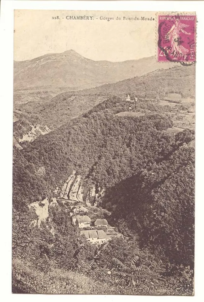 Chambéry — Gorges do Fim do Mundo — editor Pastel, n° 228 - Frente