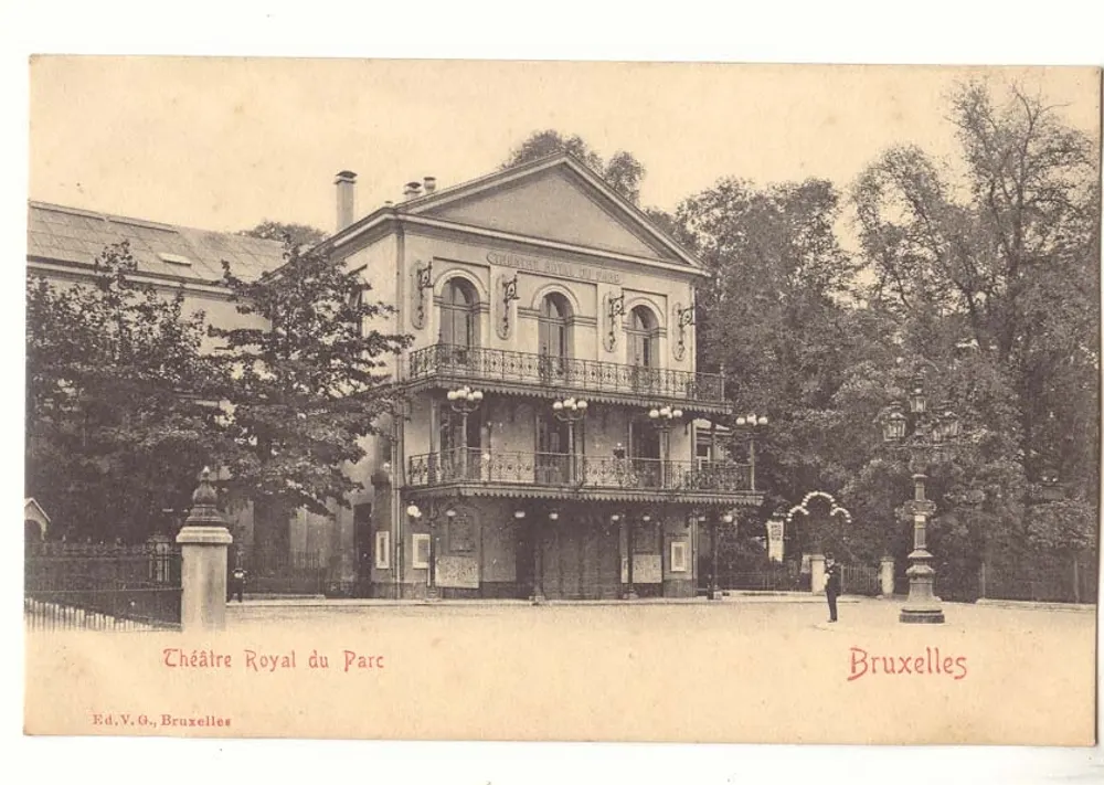 Königliches Theater im Park — Brüssel — Ed. V. G., Brüssel - Vorderseite