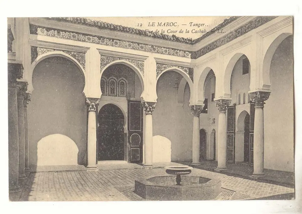 Ansicht der Cour der Kasbah — Tangier — LL - Vorderseite
