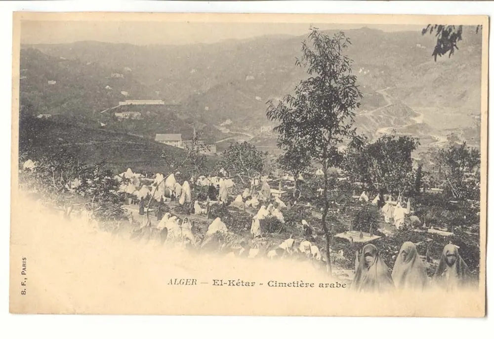 ALGER - El-Kétar - Cemitério árabe — B. F., Paris - Frente