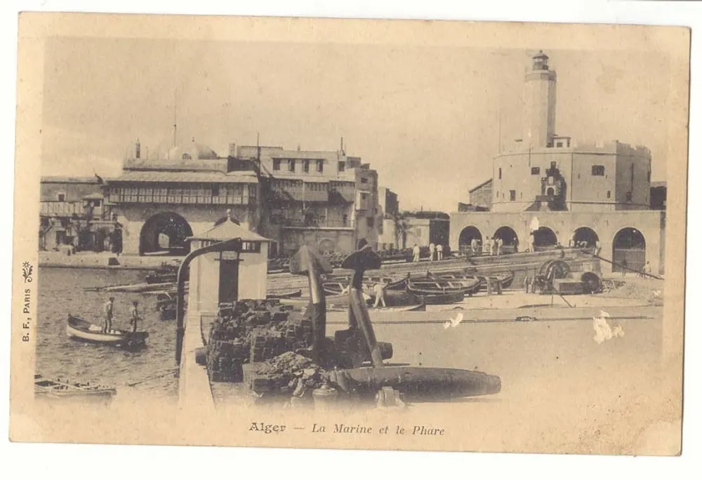 Alger — Die Marine und der Leuchtturm — B.F. Paris - Vorderseite