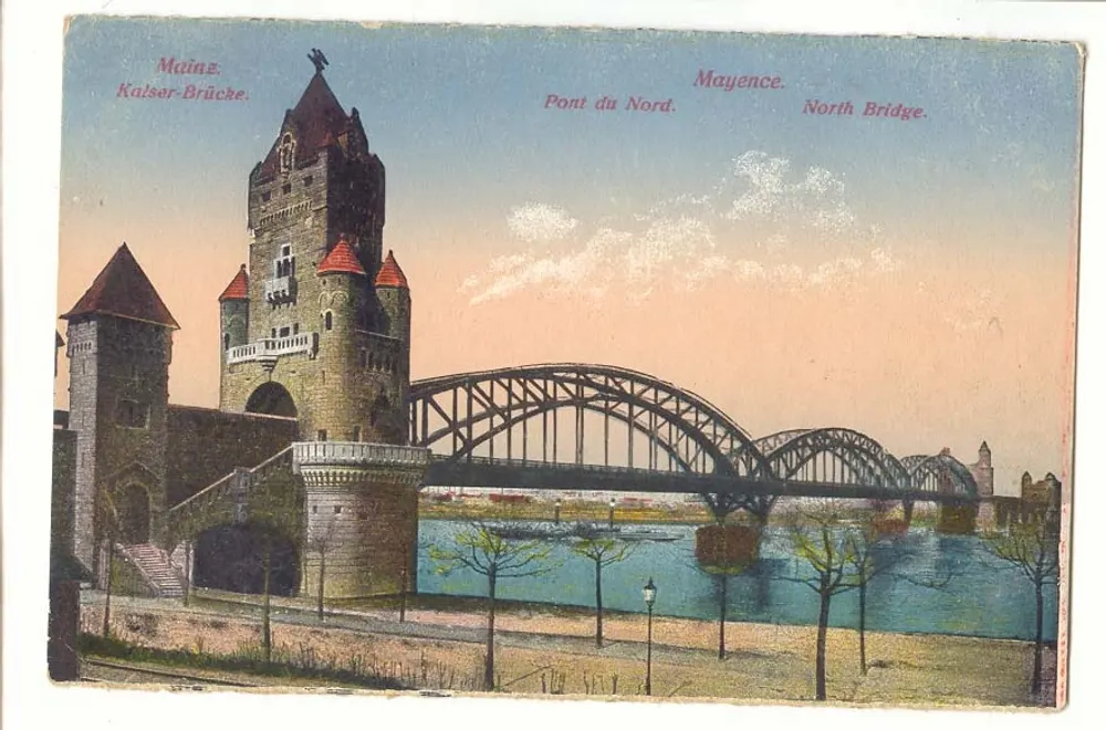 Nordbrücke — Mainz — Kalser Brücke — Verlag nicht sichtbar - Vorderseite