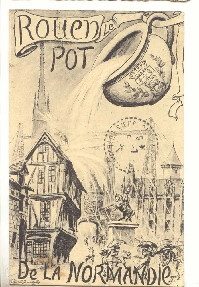 Rouen Het Putje — Uit de Normandie — A. Sautel-Leroy & Cie - Voorkant