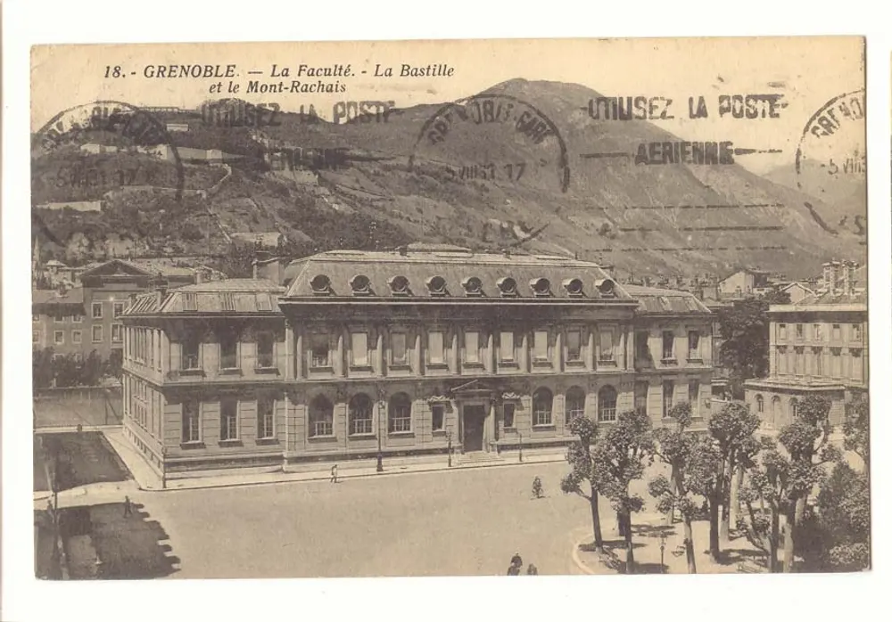 Grenoble — Die Fakultät - Die Bastille und der Mont-Rachais — Verlag: Aérienne - Vorderseite
