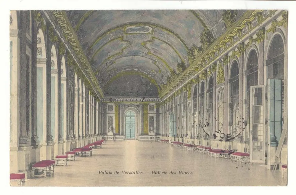 Palais de Versailles — Galerie des Glaces - Recto