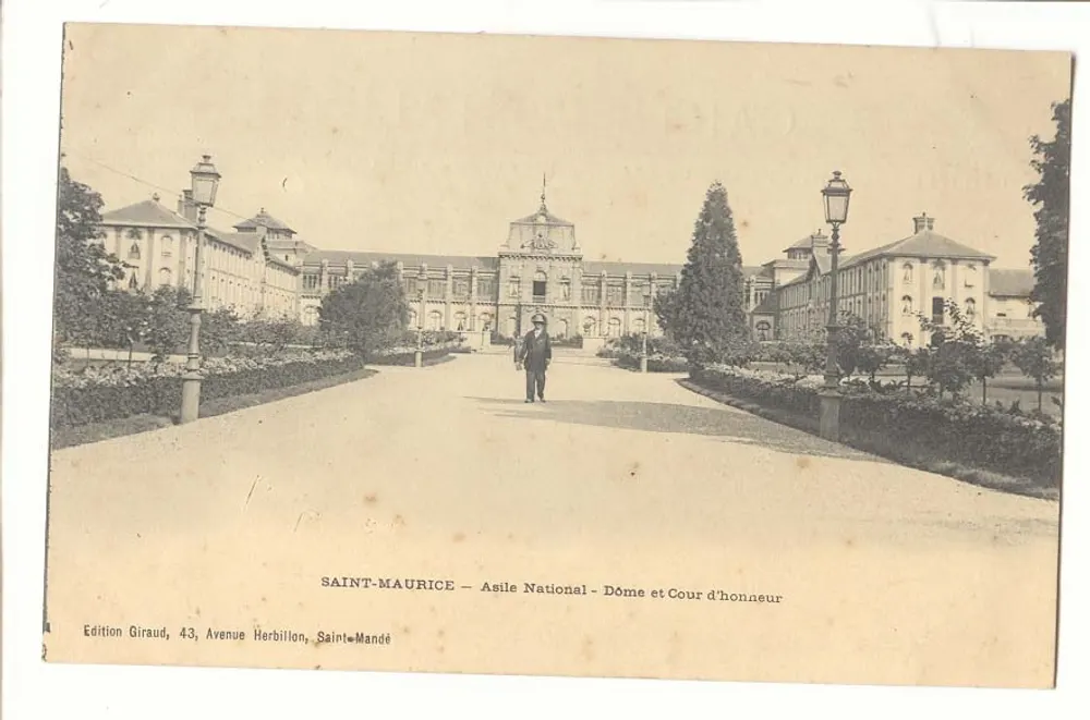 Saint-Maurice — Nationales Asyl — Dach und Ehrenhof — Édition Giraud, 43, Avenue Herbillon, Saint-Mandé - Vorderseite