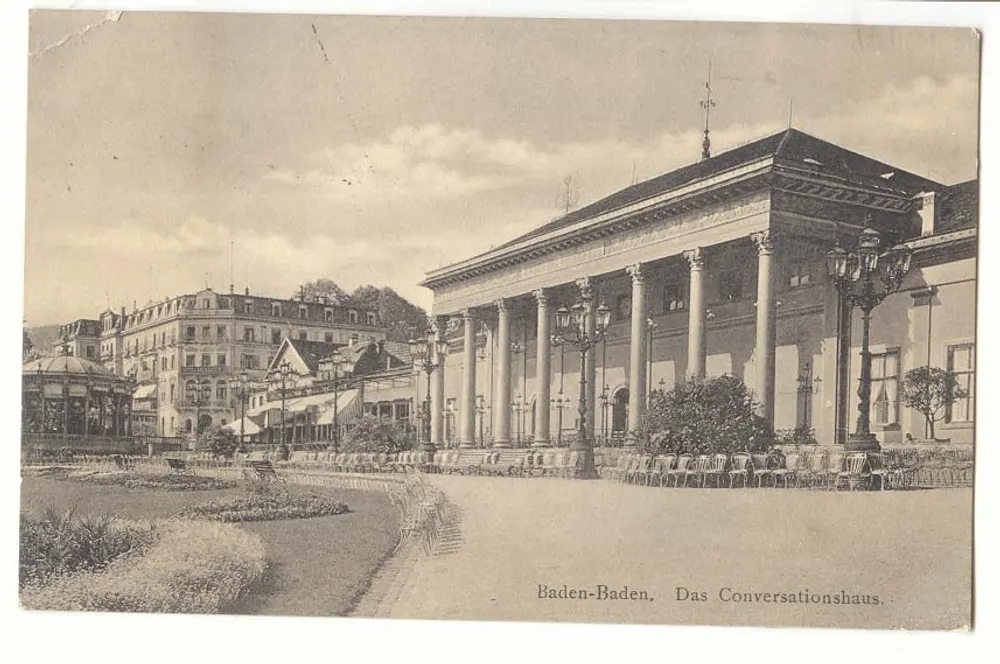 Baden-Baden — Das Conversationshaus — Verlag nicht sichtbar - Vorderseite