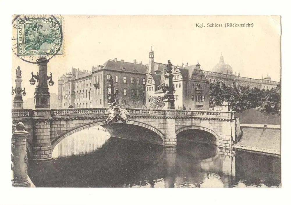 Schloss (Rückansicht) — Dresden — Verlag 'Deutsches Reich' - Vorderseite