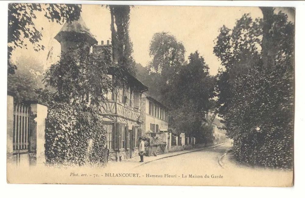 Billancourt - Hameau Fleuri - La Maison du Garde - Recto