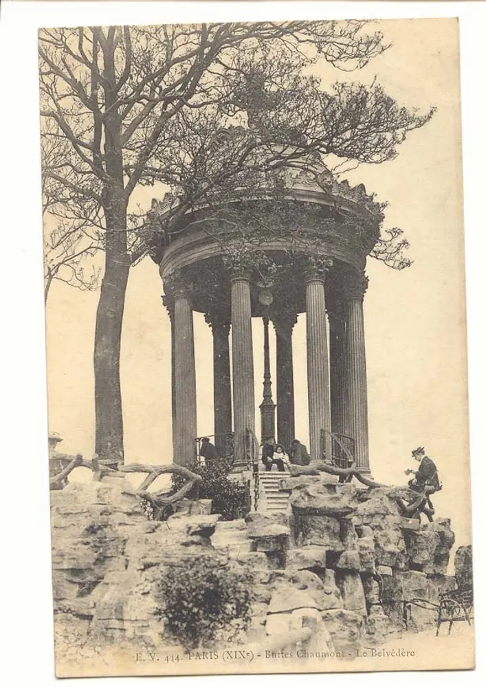 Buttes Chaumont - Le Belydère — E.Y. 444 - Vorderseite