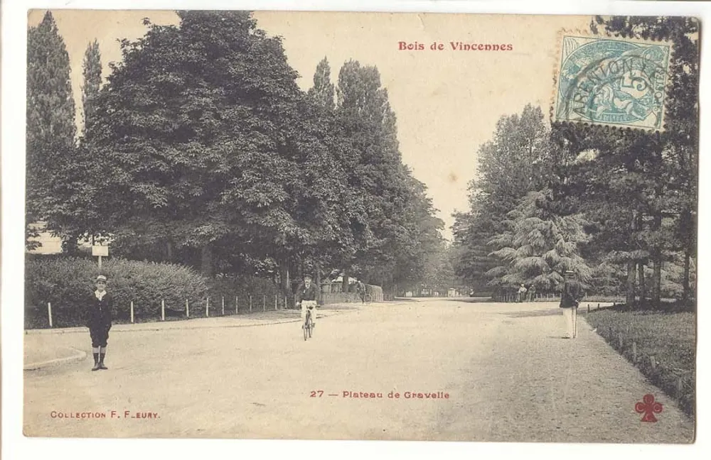 Vincennes-Wald — Plateau de Gravelle — Sammlung F. F. Eury, n°27 - Vorderseite