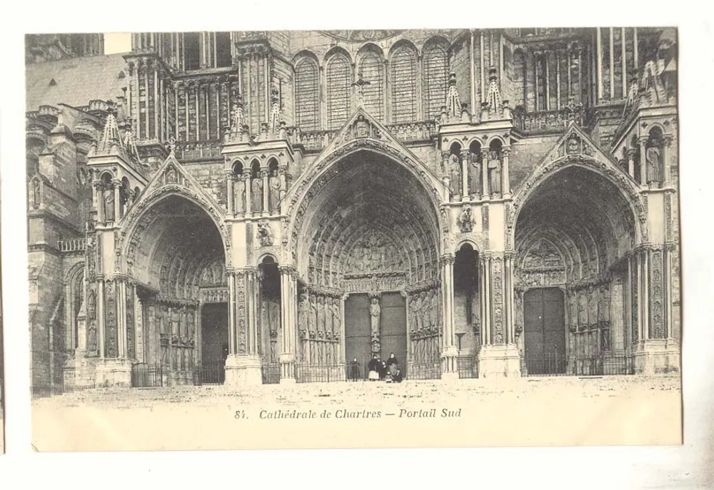 Catedral de Chartres — Portal Sul — n°81 - Frente