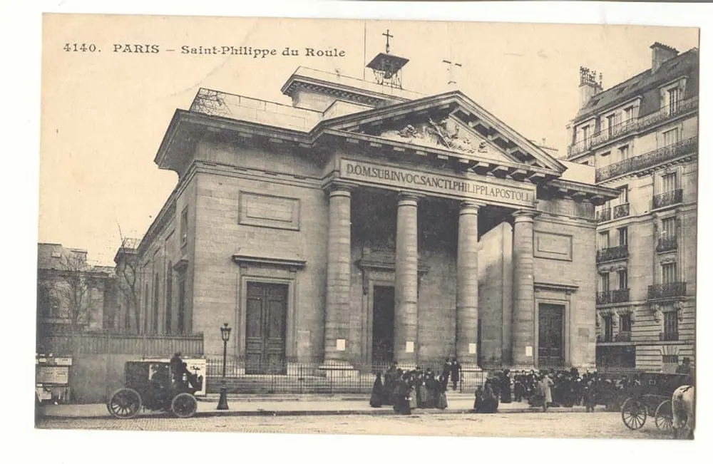 Paris — Saint-Philippe du Roule — editor anônimo, n° 4140 - Frente