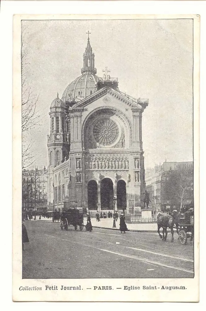 Igreja de São Agostinho — Paris — Coleção Petit Journal - Frente