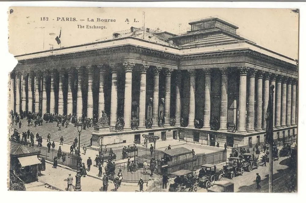 Paris — A Bourse — A. L. — 182 - Frente