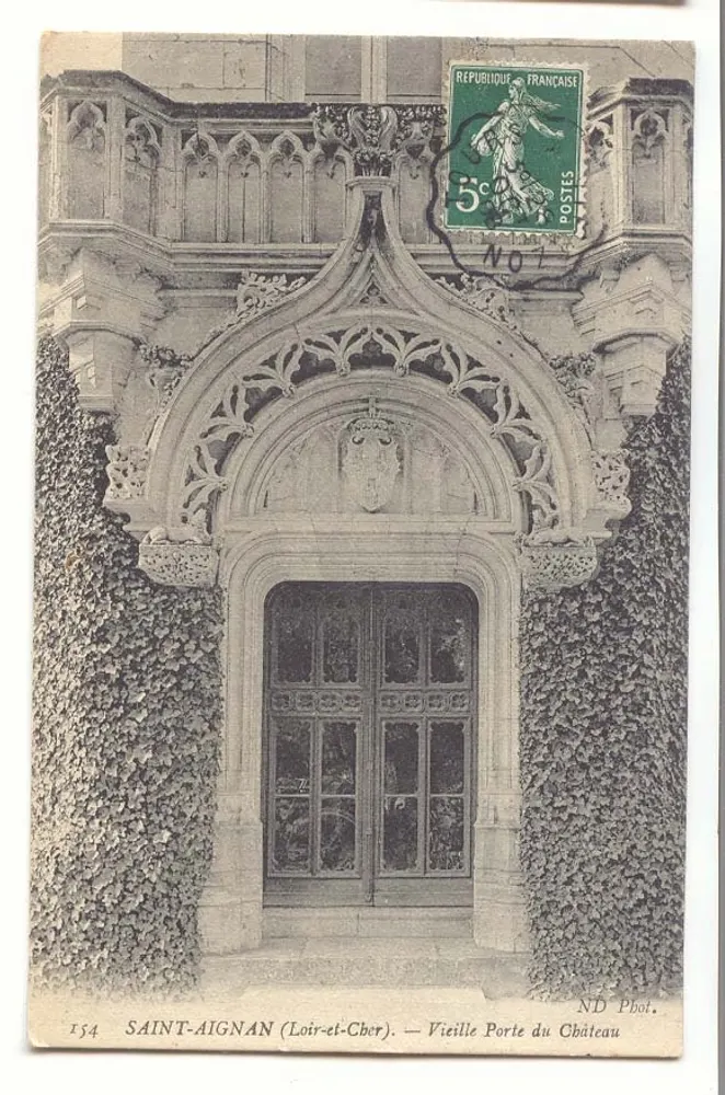 Saint-Aignan (Loir-et-Cher) — Alte Tor des Schlosses — ND Phot. - Vorderseite