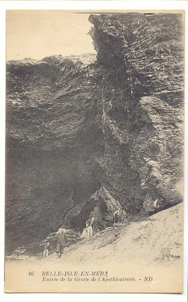 Belle-Île-en-Mer — Eingang zur Apothikerkaverne — ND - Vorderseite