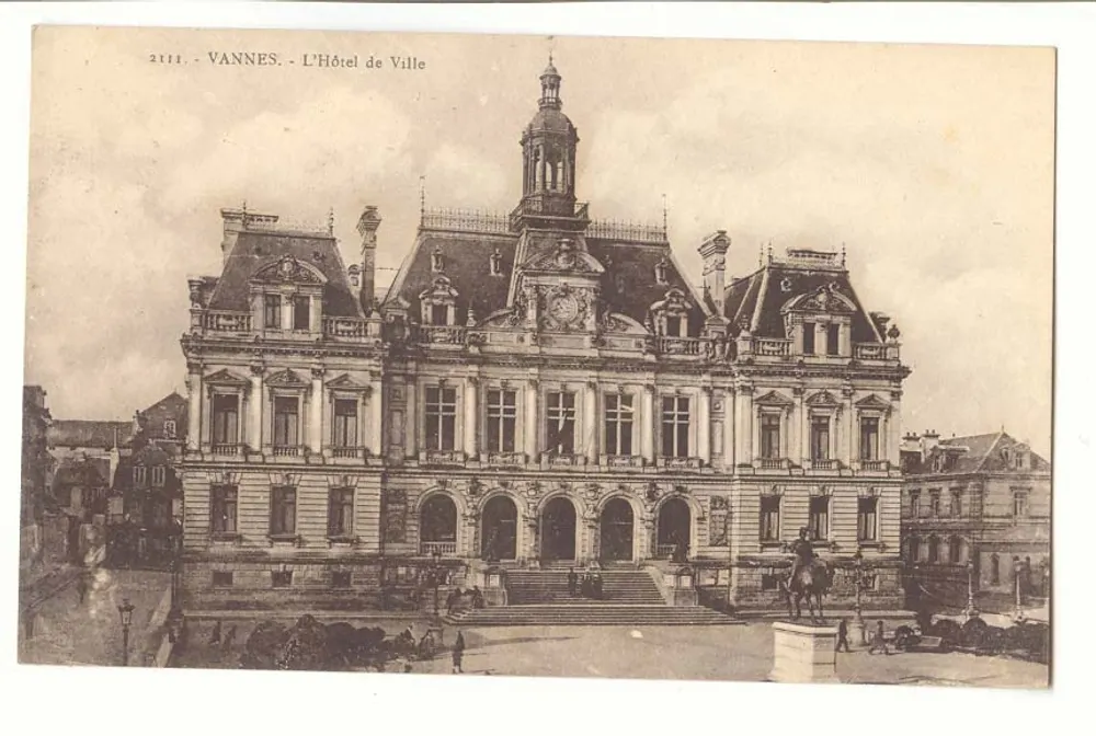 Vannes - O Palácio de Vendas - Frente