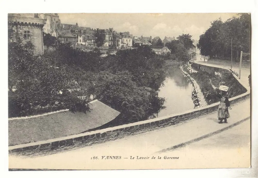 VANNES — Der Lavoire de la Garenne — Verleger nicht sichtbar, Seriennummer 166 - Vorderseite