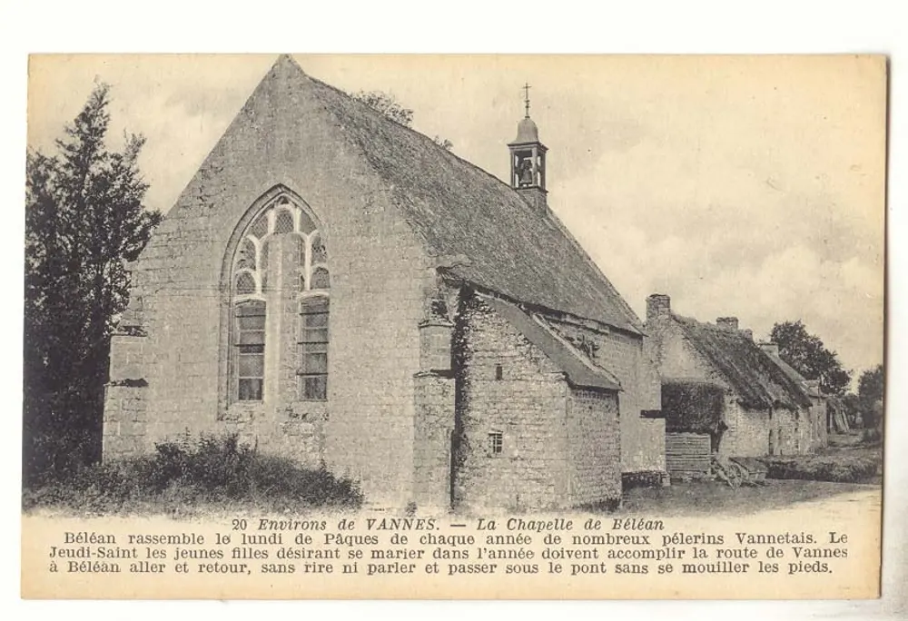 Béléan — A Capela de Béléan — Ao redor de VANNES - Frente