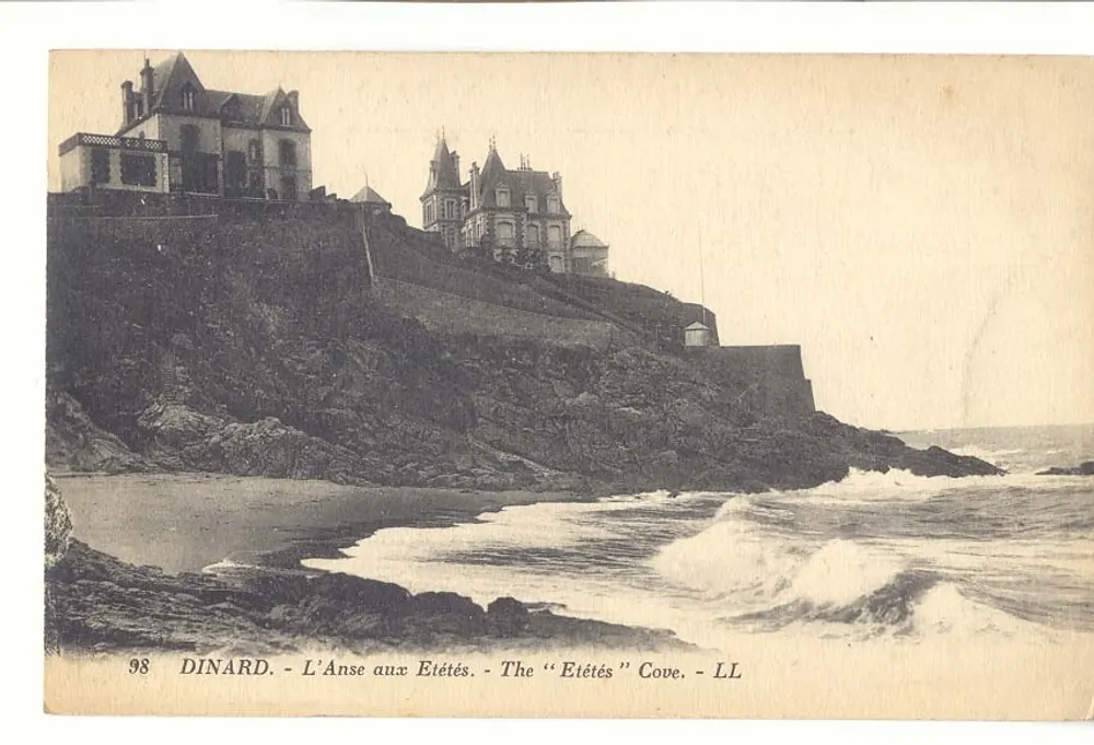 Dinard - A Ladeira das Ététés - The "Ététés" Cove - LL - Frente