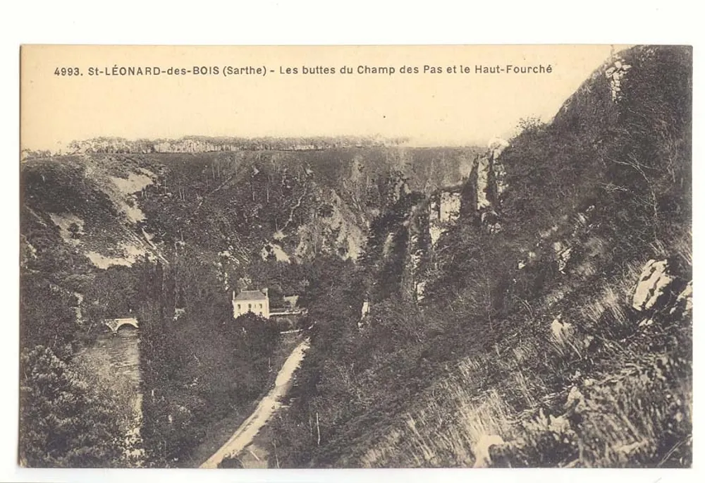 St-Léonard-des-Bois (Sarthe) — Die Buttes du Champ des Pas und der Haut-Fourché — anonymer Verlag, Nr. 4993 - Vorderseite
