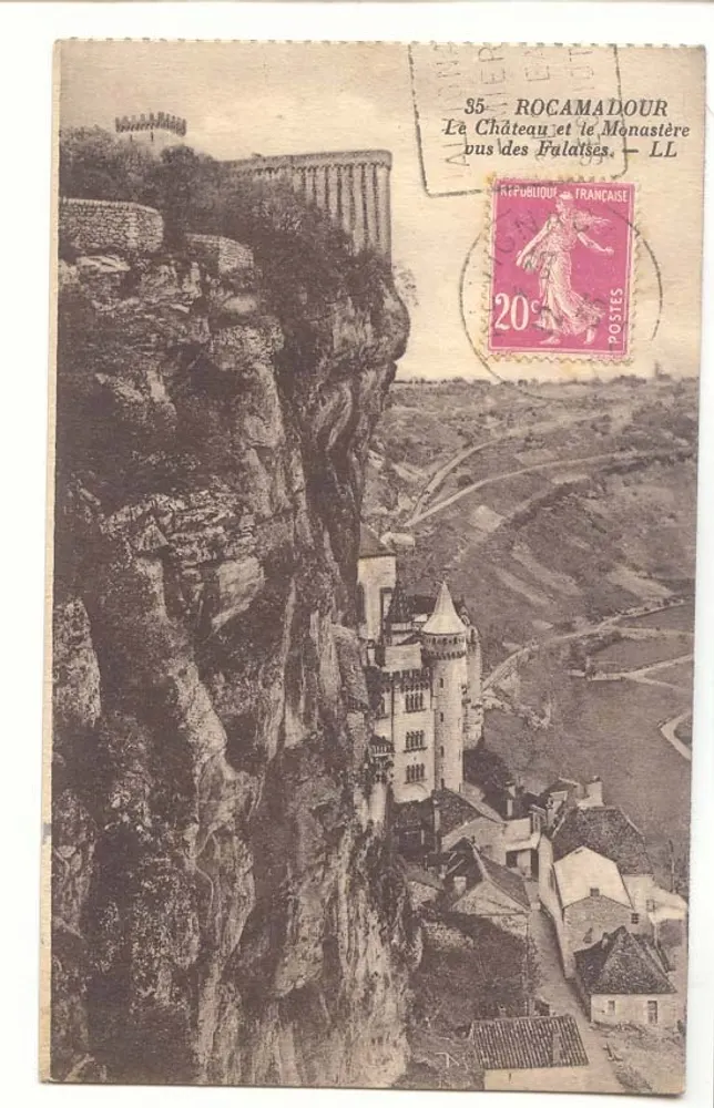Rocamadour — Schloss und Kloster der Klippen — Verlag LL - Vorderseite