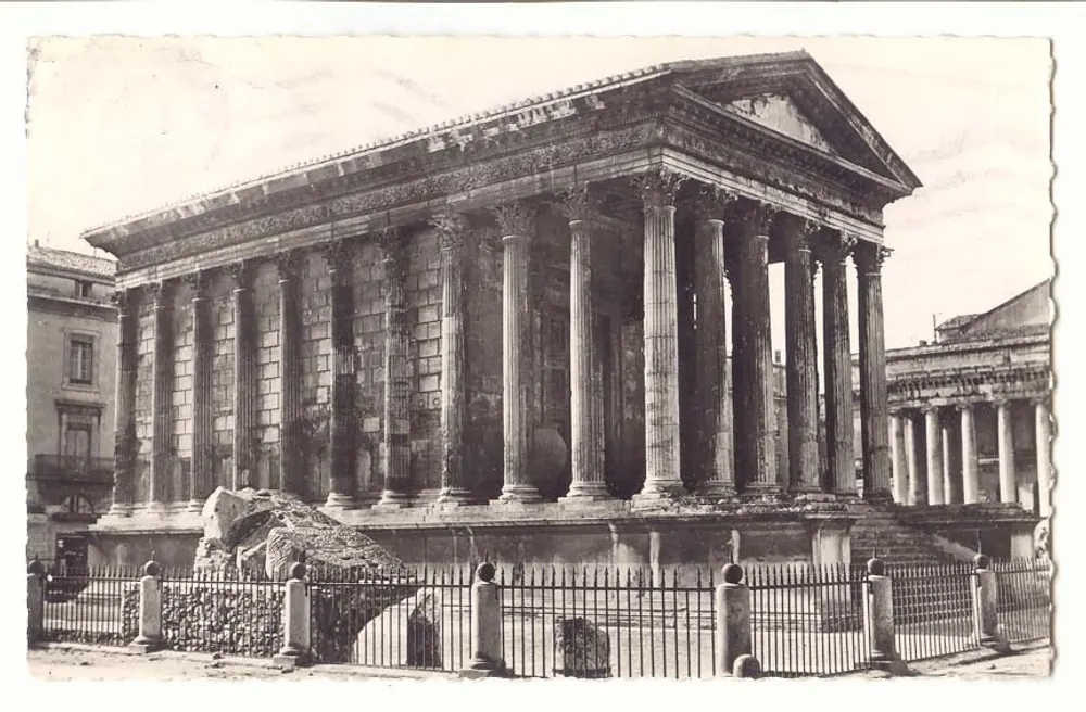 Templo de Saturno em Roma — vista histórica — editor desconhecido - Frente
