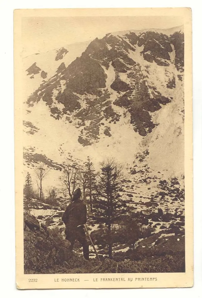 Der Hohneck — Frankental im Frühling — n° 2232 - Vorderseite