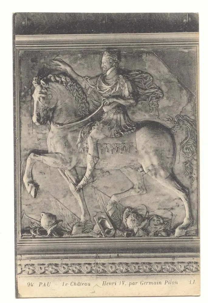 Pau — Das Schloss — Henri IV von Germain Pilon — 94 - Vorderseite