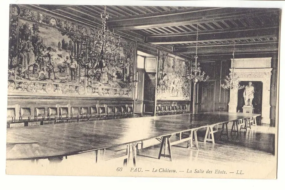 Pau — Das Schloss — Der Saal der Landtage — LL. — Nr. 63 - Vorderseite