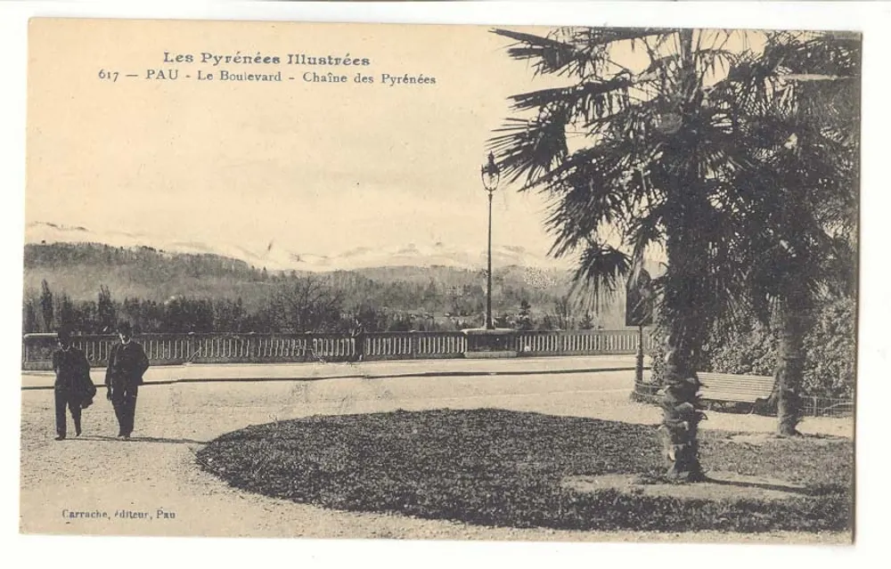 PAU - O Boulevard - Cadeia dos Pirineus — Os Pirineus Ilustrados, n°617 - Frente