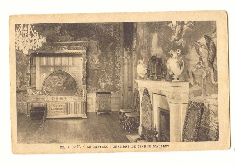 Pau - Le Château - Chambre de Jeanne d'Albret - Recto
